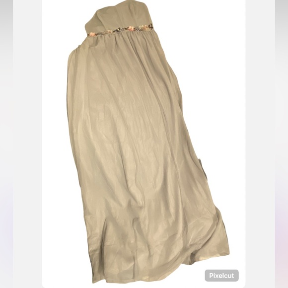 LC by Lauren Conrad formal party dress. Size 6. NWT Sleeveless Maxi flowy 🩶🌸🩶 - Picture 6 of 16